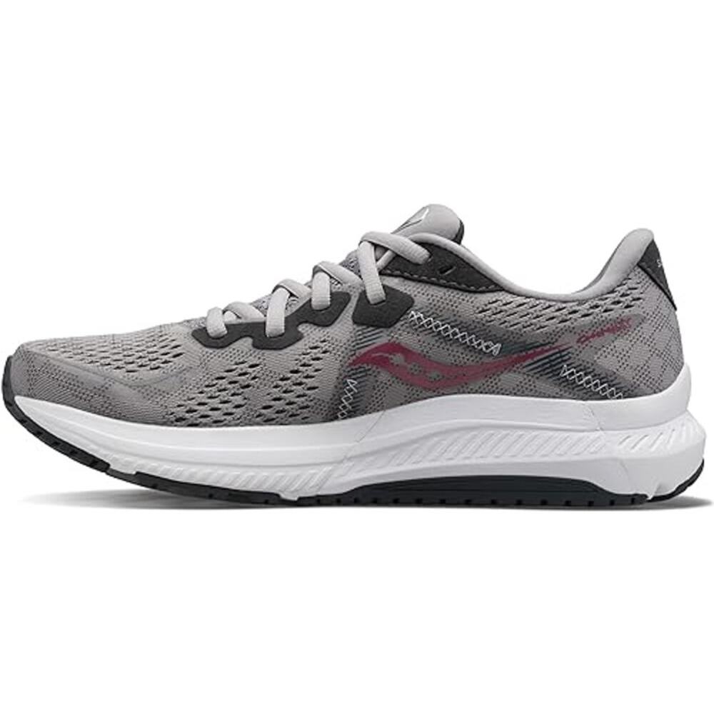 Saucony Women's Omni 20 Running Shoe-Alloy/Quartz (Grey)-Size 12-NNTNB-S64